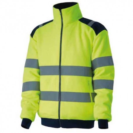 Veste polaire haute visibilité