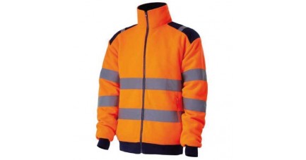 Veste polaire haute visibilité