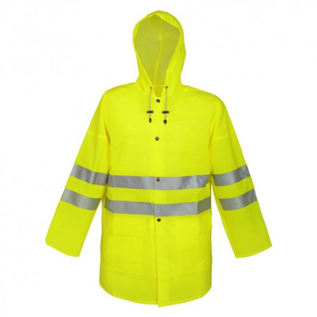 Manteau de pluie haute visibilité