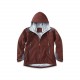 Veste ONESTI bordeaux ouvert