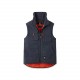 Gilet sans manche ORTHEZ gris - col ouvert