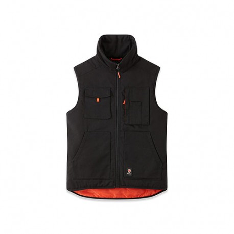 Gilet sans manche ORTHEZ noir - col fermé