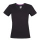 T-shirt romane noir - face