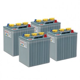 Pack 4 batteries 6V 210Ah - Plomb