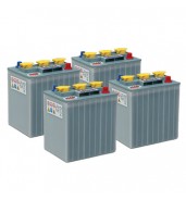 Pack 4 batteries 6V 210Ah - Plomb