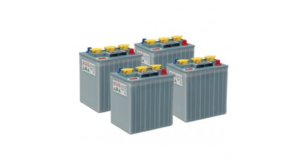 Pack 4 batteries 6V 210Ah - Plomb