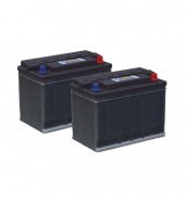 Pack 2 batteries 12V 140Ah - Gel