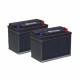 Pack 2 batteries 12V 140Ah - Gel