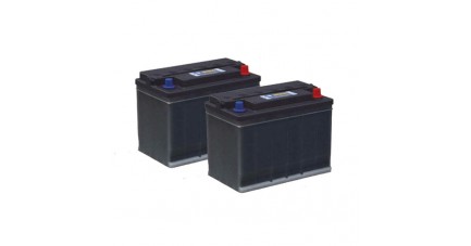 Pack 2 batteries 12V 140Ah - Gel