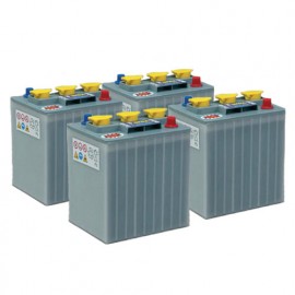 Pack 4 batteries 6V 240Ah - Plomb