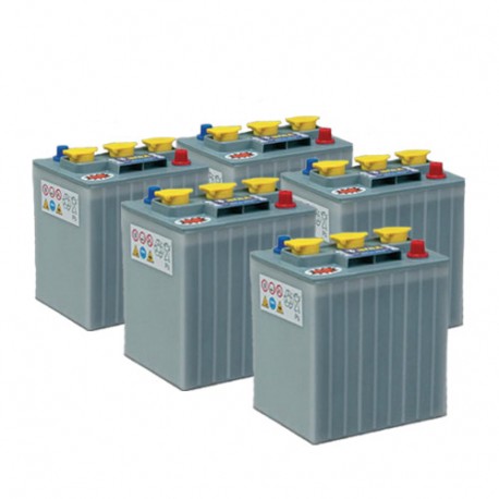 Pack 5 batteries 6V 240Ah - Plomb