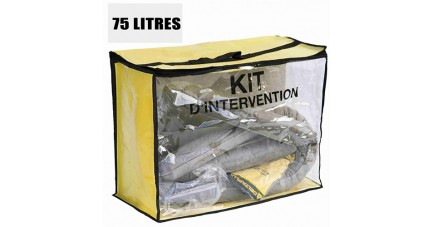 Kit anti pollution tous liquides 75 L