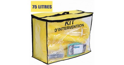 Kit anti pollution chimique 75 L