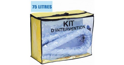 Kit anti pollution hydrocarbures 75 L