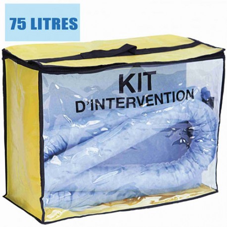 Kit anti pollution hydrocarbures 75 L