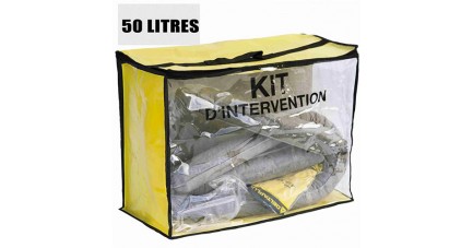 Kit anti pollution tous liquides 50 L