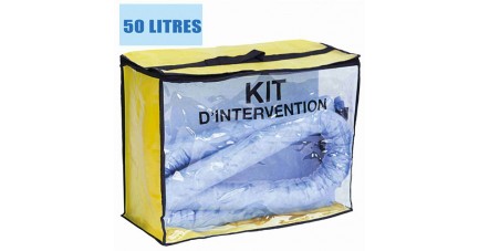 Kit anti pollution hydrocarbures 50 L