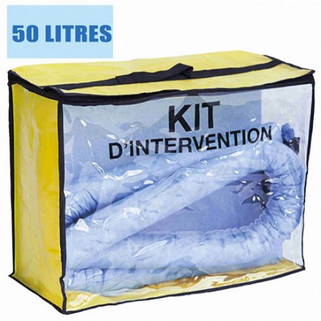 Kit anti pollution hydrocarbures 50 L