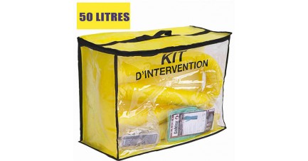 Kit anti pollution chimique 50 L