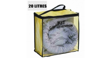 Kit anti pollution tous liquides 20 L