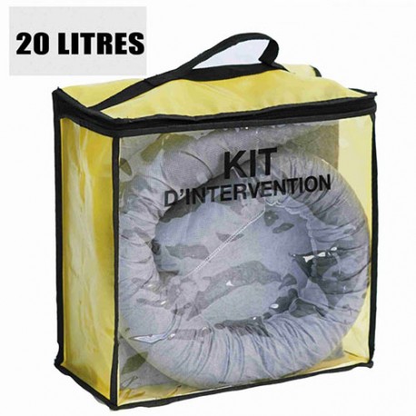 Kit anti pollution tous liquides 20 L