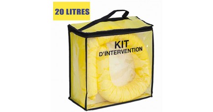 Kit anti pollution chimique 20 L