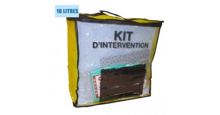 Kit anti pollution hydrocarbures 10 L