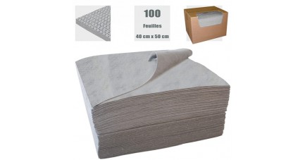 Feuilles absorbantes Tous liquides avec voile de renfort