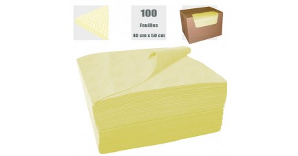 Feuilles absorbantes Chimiques avec voile anti-peluches