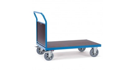 Chariot de transport de marchandise avec platforme en inox