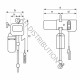 Palan électrique à chaîne EW schema