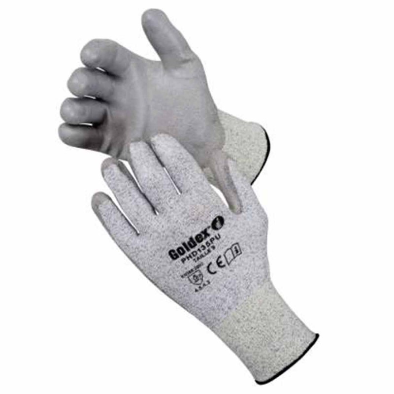 Xclou Gants de travail résistants en nylon anti coupure M - Gants de  jardinier pour homme et pour femme - Gants de manutention en cuir renforcé  taille