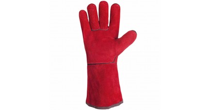 Gants pour tronçonneuse avec renforcement sur la main gauche