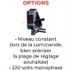 Table élévatrice électrique doubles ciseaux HD options