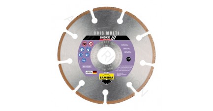 Disque diamant SHOX bois multi pour la découpe du bois