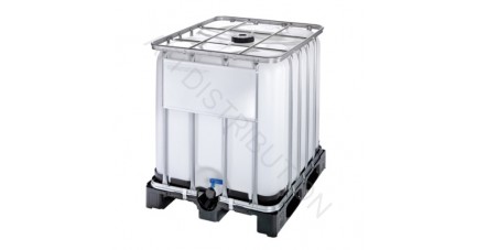 Conteneur IBC 1000L avec palette plastique