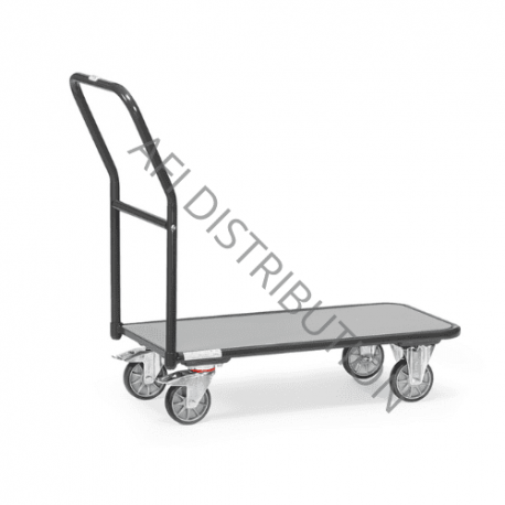 Chariot magasin gris
