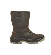 Bottes de sécurité S3 fourrées en cuir