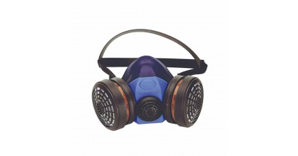 Demi-masque respiratoire silicone SINGER DM756S