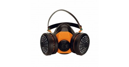 Demi-masque respiratoire caoutchouc SINGER DM756C